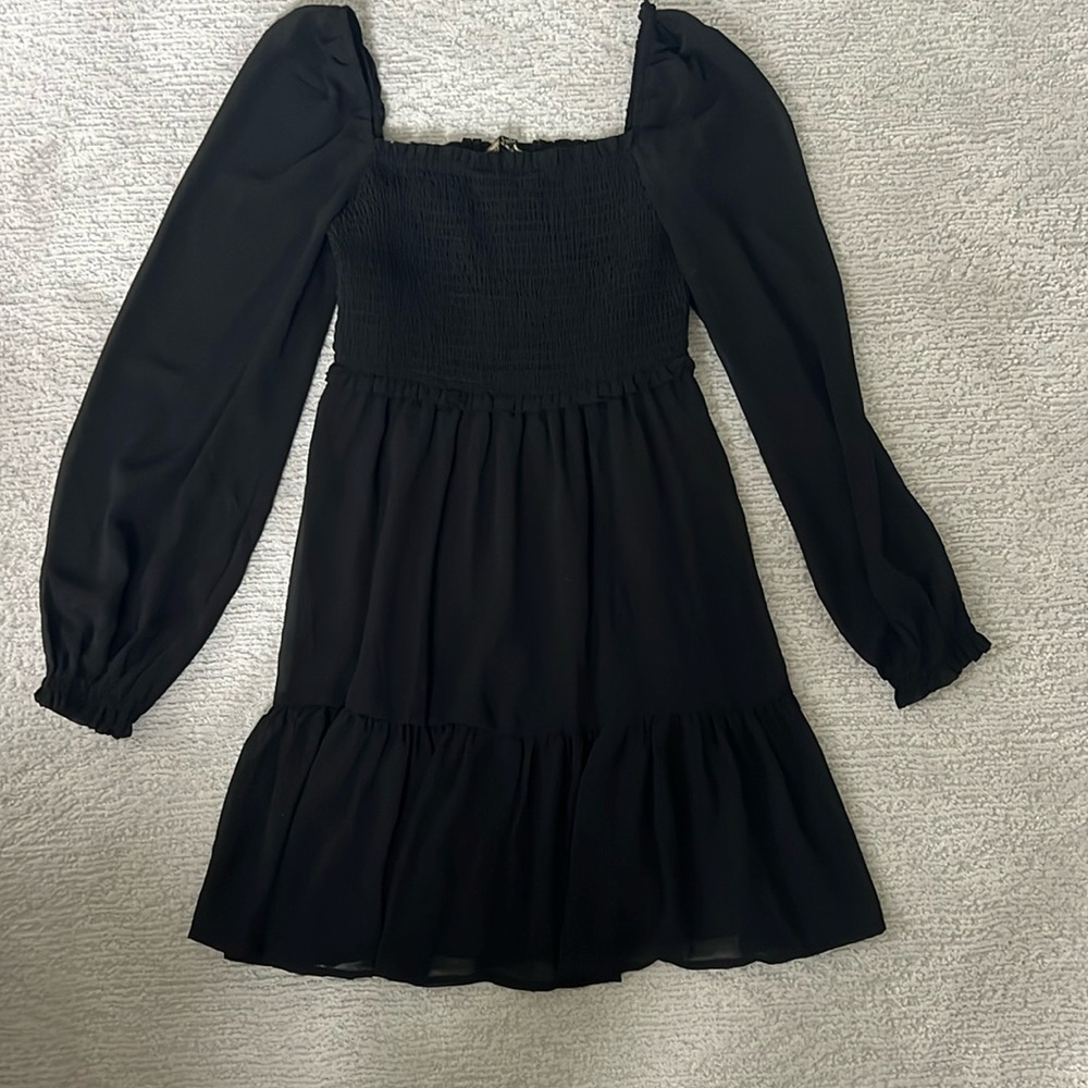 Trendy dress- black- size sm